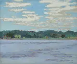 Robert L. La Hotan, Summer Clouds, Oil on canvas