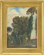 Evening Light by Eliot Candee Clark, Oil on canvas, sold Feb 2015