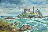 John Steuart Curry, Cape Neddick Light, York, Maine