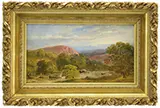 Samuel Colman, Near Cheddar Somerset, Oil on board