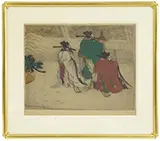 Elyse Ashe Lord, The Offering, Etching and aquatint in colors