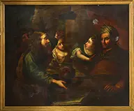 Unsigned, Belshazzar’s Feast, Oil on canvas
