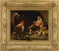 F. Rolando, From the Best Stock, Oil on canvas