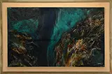 Untitled by Leonardo Nierman, Oil on Masonite, sold Feb 2015