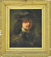 Julius Koster, After Rembrandt Van Ryjn’s Self Portrait, Oil on canvas