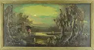 Collette Pope Heldner, Swamp Idyl, Oil on canvas