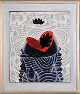 Tawatchai Somkong, Abstract No, 2” 2000. Oil on canvas