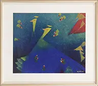 Min Kyoung-Kap, Bird Fantasy, Mixed media on paper