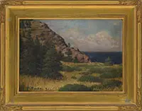 Cd Ryan, Monhegan Island, Oil on Masonite