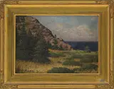 Cd Ryan, Monhegan Island, Oil on Masonite