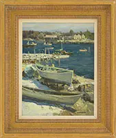 T.M. Nicholas, Boothbay Harbor, Oil on canvas