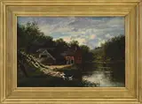 Frank Henry Shapleigh, Old Mill at Andover, Maine