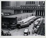 Greyhound Bus Terminal by Berenice Abbott, Silver gelatin print, sold Feb 2017