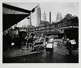 Fulton St Fish Market by Berenice Abbott, Silver gelatin print, sold Feb 2017