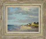 Paul Strisik, Driftwood Cove, Oil on canvas
