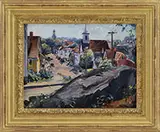 Max Kuehne, Street Scene, Rockport Mass