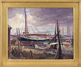 Bob Blue, Approaching Storm, Oil on canvas