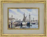 Gordan Grant, Sunday in Port, Watercolor