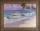 Robert Charles Gruppe, Islas Muheres, Oil on canvas