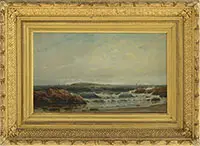Henry S Talbot, On the Swampscott Coast, Oil on canvas