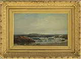 Henry S Talbot, On the Swampscott Coast, Oil on canvas