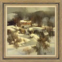 Tom Nicholas, Mill Hollow, Oil on canvas