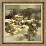 Tom Nicholas, Mill Hollow, Oil on canvas