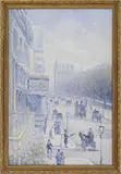 Gail Sherman Corbett, 5Th Avenue New York City, Oil on canvas