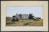John Austin, Two Nantucket Homesteads, Acrylics on board