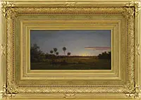 Martin Johnson Heade, Florida Pastoral, Oil on canvas