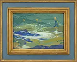 Percy F. Albee, Bathers, Gouache on paper