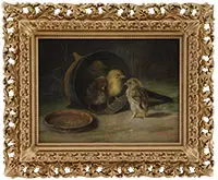 Frank Whiting Rogers, Chicks, Pastel