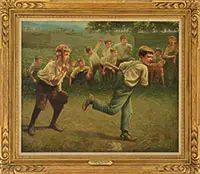 Michele Falanga, It’s a Homer, 1911, Oil on canvas