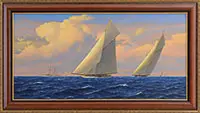 Stan Stokes, 1893 America’s Cup, Oil on canvas
