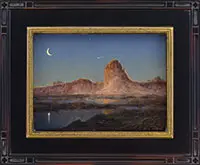 Shooting Star by William R. Davis, Oil on panel, sold Feb 2017