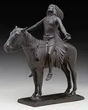Cyrus Edwin Dallin, Appeal to the Great Spirit, Bronze Base inscribed “C.E. Dallin 1913”. Marked on the back of the base “Gorham Co. Founders OXC” Unknown casting date