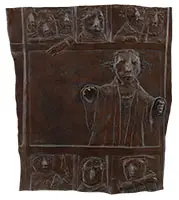 Edmound Burke by David Aronson, Bronze relief plaque, sold Feb 2017