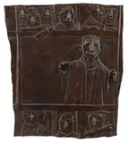 David Aronson, Edmound Burke, Bronze relief plaque