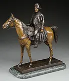Louis-Marie Morise, Napoleon on Horseback, Bronze