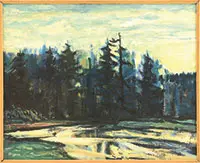 Michael Willis, Flats, Oil on cardboard