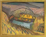 Maurice L. Freedman, Autumn Pond, Oil on canvas