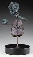 Paul Fairley, The Cello Player, Bronze