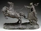 Unsigned, Two-Horse Chariot, Bronze
