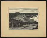 Three Works Including Stow Wengenroth, Monhegan, 1) Stow Wengentroth (American, 1906-1978) Monhegan Lithograph from an edition of 75