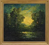 Signed, Impressionist Landscape, Oil on board