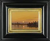 William R. Davis, Sunset River Sketch