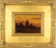 Twilight Marsh by William R. Davis, Oil on Masonite, sold Feb 2016