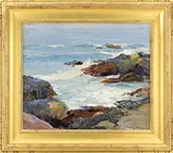 Rocky Cove by Emile Albert Gruppe, Oil on canvas, sold Feb 2016