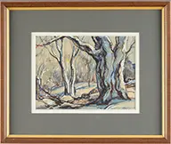 William Lester Stevens, Private Backroad, Watercolor and gouache on paper