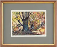 William Lester Stevens, Road Through Backwoods, Watercolor and gouache on paper